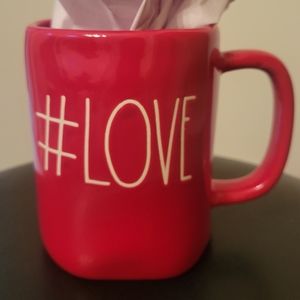 Red Rae Dunn coffee mug